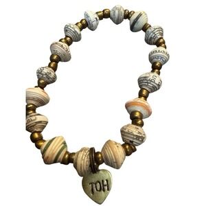Trades of Hope Clay Bead Stretch Bracelet Handcrafted In Haiti